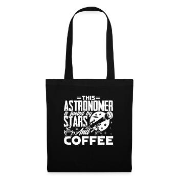 Astronomer Astronomer Fueled By Stars - Tote Bag - black - Front
