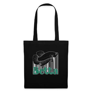 Betta Fish Betta Fish Vintage - Tote Bag - black - Front