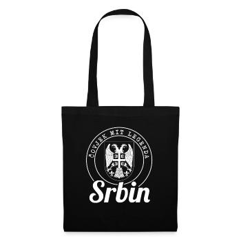 Covjek avec Legenda - Srbin Srbija Serbie - Sac en tissu - noir - Devant