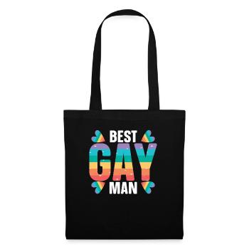 Gay Rights Rainbow Pride Month LGBTQ Gay Pride - Stoffbeutel - Schwarz - Vorne