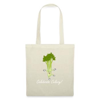 Celery Celebration Ironic Saying Vegetables - Tote Bag - nature - Front