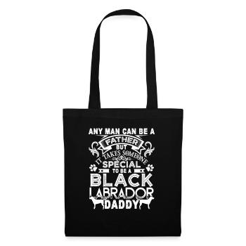 Proud Black Labrador Daddy - Tote Bag - black - Front
