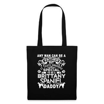 Proud Brittany Spaniel Daddy - Tote Bag - black - Front