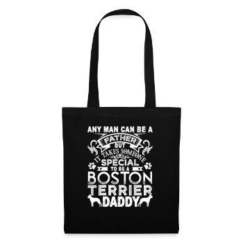 Proud Boston Terrier Daddy - Tote Bag - black - Front