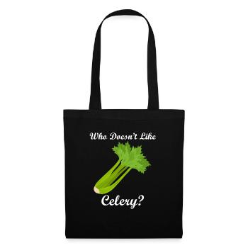 Healthy Food Vegetables Celery Eating - Tote Bag - black - Front