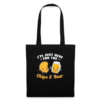 Chips Eating Snacks Candy Gift - Tote Bag - black - Front