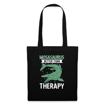 Mosasaurus mieux que la thérapie - Sac en tissu - noir - Devant