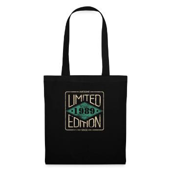 Awesome Since 1989 Retro Vintage Design - Tote Bag - black - Front