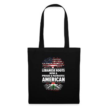 Born Lebanese Lebanon American USA Citizenship - Tote Bag - black - Front