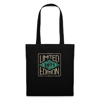 Awesome Since 2011 Retro Vintage Design - Tote Bag - black - Front