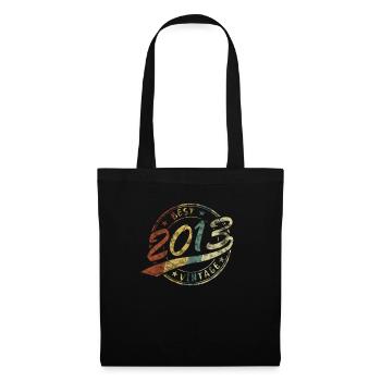 Best Vintage Jahrgang 2013 Retro Design - Tote Bag - black - Front