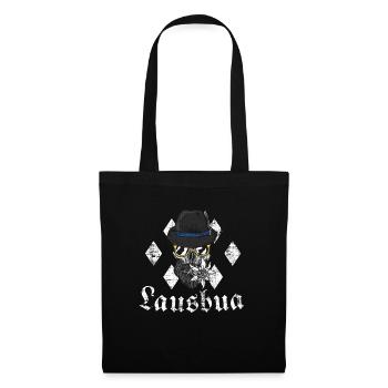 Lausbua bayern weiss - Tote Bag - black - Front