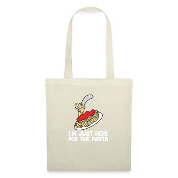 Drôle de dicton de pâtes alimentaires Amateurs de pâtes - Sac en tissu - nature - Devant