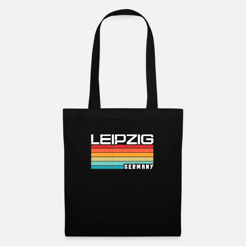 Leipzigerin Leipziger Leipzig - Stoffbeutel - Schwarz