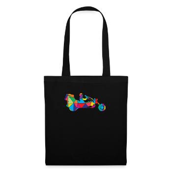 Trike Polygon Motorcycle Triker - Tote Bag - black - Front