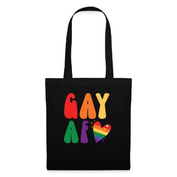 Gay Rights Rainbow Pride LGBTQ Gay Pride Parade - Stoffbeutel - Schwarz - Vorne