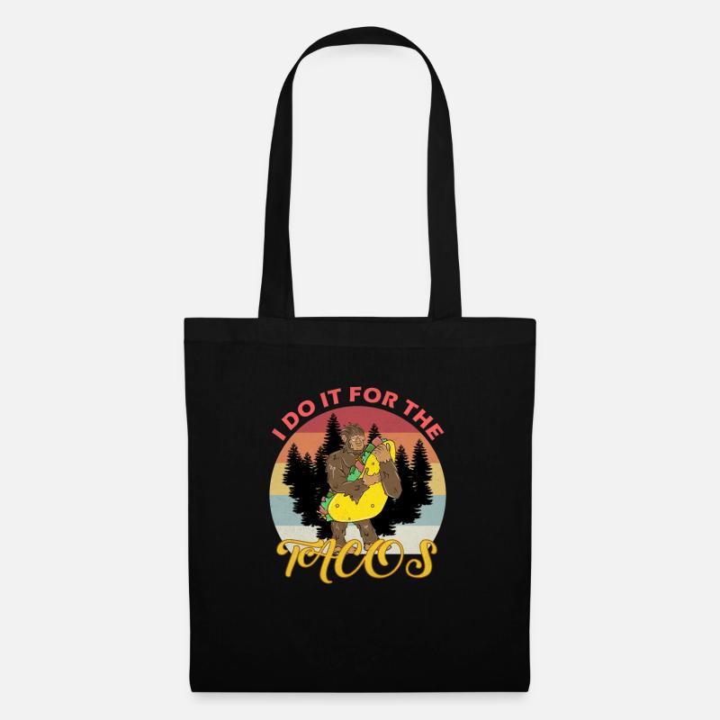 I do it for the Tacos - Tote Bag - black