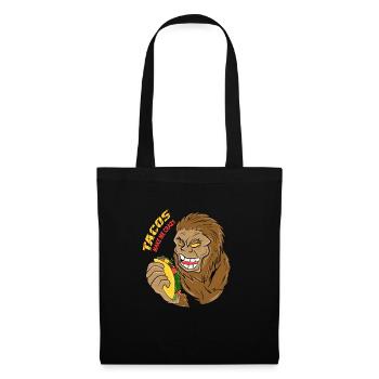 Les tacos me rendent fou - Sac en tissu - noir - Devant
