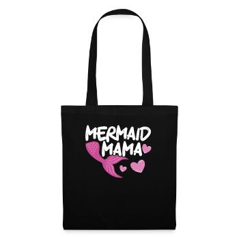 Mermaid Security Meilleure maman de tous les temps Fête des mères Sirène - Sac en tissu - noir - Devant