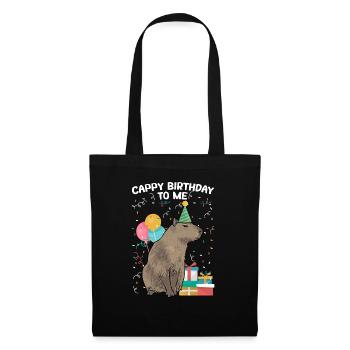 Rongeur Capybara - Sac en tissu - noir - Devant