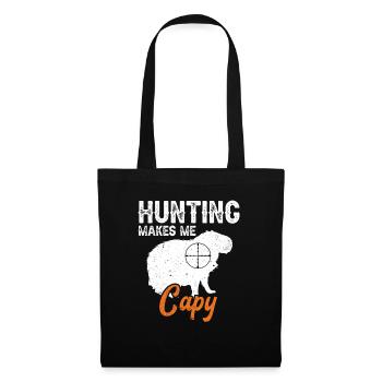 Rongeur Capybara - Sac en tissu - noir - Devant