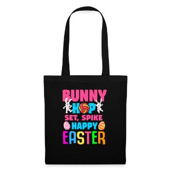 Easter Volleyball Holiday Rabbit Sport - Tote Bag - black - Front