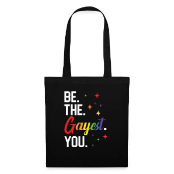 Gay Rights Rainbow Pride Month LGBTQ Gay Pride - Stoffbeutel - Schwarz - Vorne