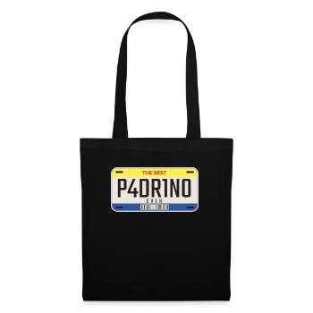 Mexican Godfather Car Plate Best Padrino De Boda - Tote Bag - black - Front