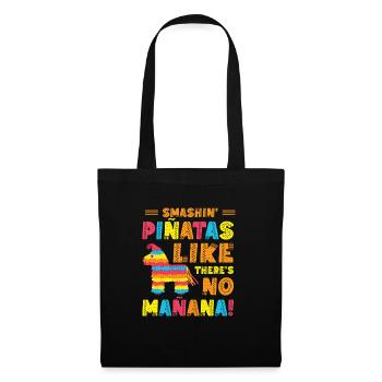 Cinco De Mayo Fête mexicaine de la Piñata Fiesta - Sac en tissu - noir - Devant