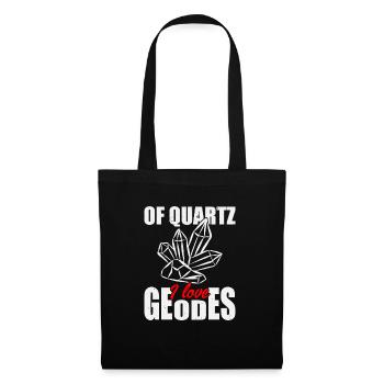 Ores: Collecting minerals and gemstones - Tote Bag - black - Front