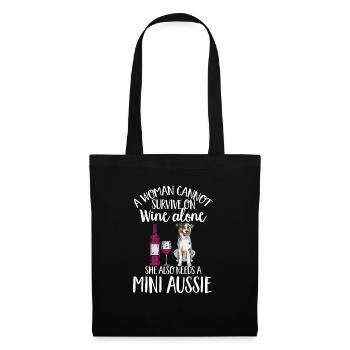 Miniature Australian Shepherd - Tote Bag - black - Front