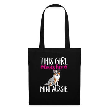 Miniature Australian Shepherd - Tote Bag - black - Front