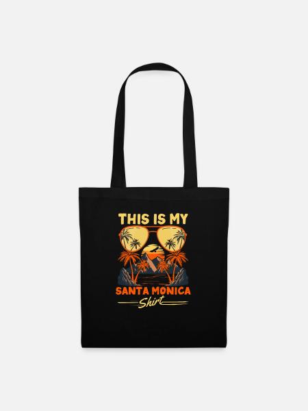 This is my Santa Monica Shirt California Retro - Tote Bag - black