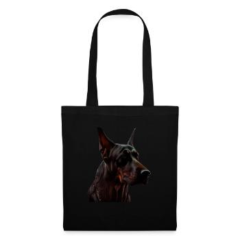 Doberman Dobermans Dog Dogs Puppy Doberman - Tote Bag - black - Front