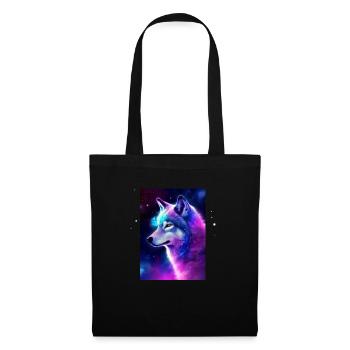 Wolf Galaxy Space Graphic Wolf Lover - Tote Bag - black - Front