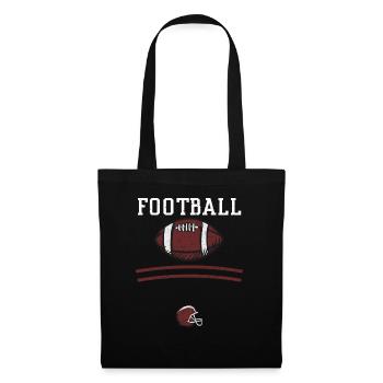 Football - Football - Stoffbeutel - Schwarz - Vorne