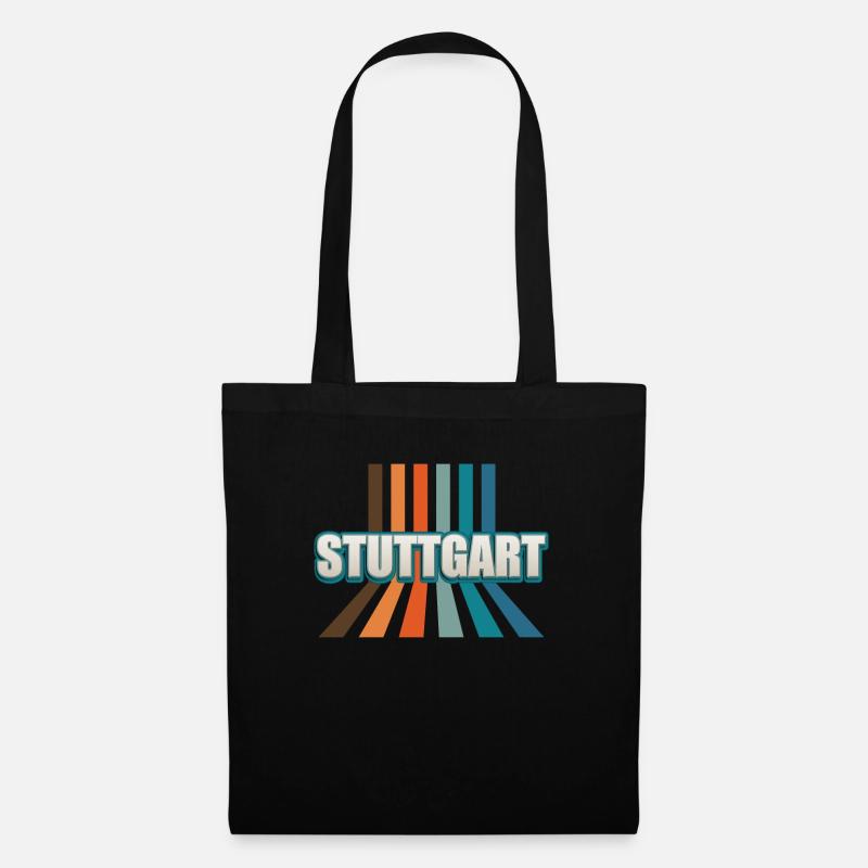 Stuttgartererin Stuttgarterer Stuttgarter - Stoffbeutel - Schwarz