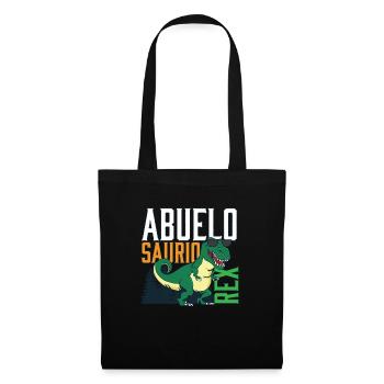 Abuelosaurio Rex I Funny Grandpa T-Rex - Stoffbeutel - Schwarz - Vorne