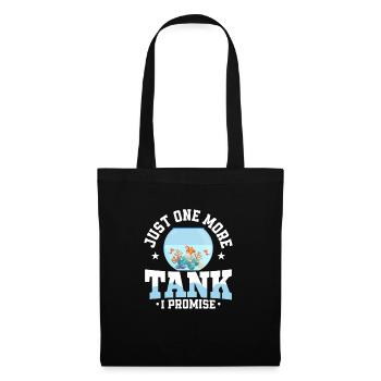 Juste un réservoir de plus que je promets au propriétaire de l’aquarium Fish K - Sac en tissu - noir - Devant