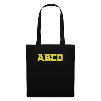 Garçons Fille ABCD Funny Rock Professeur Élève - Sac en tissu - noir - Devant