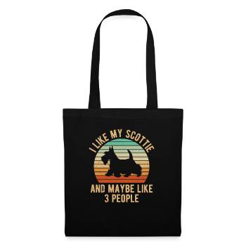 Scottish Terrier Scottie Dog - Tote Bag - black - Front