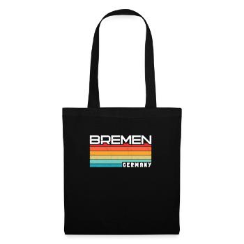 Bremerin Bremer Brême - Sac en tissu - noir - Devant