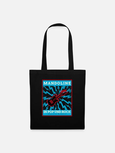Mandoline in Pop und Rock - Magische Momente - Stoffbeutel - Schwarz