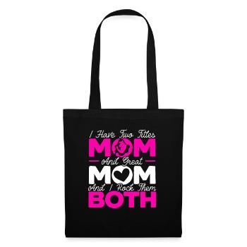 Mutterschaft Mama Beste Mama aller Zeiten Mama Muttertag - Stoffbeutel - Schwarz - Vorne