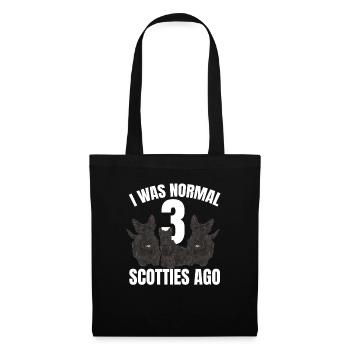 Scottish Terrier Scottie Dog - Tote Bag - black - Front
