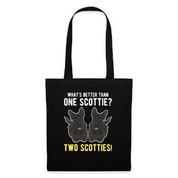 Scottish Terrier Scottie Dog - Tote Bag - black - Front