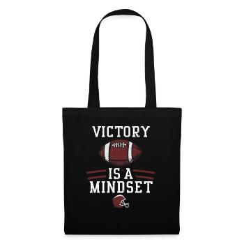 Victory is a mindset - Football - Tote Bag - black - Front