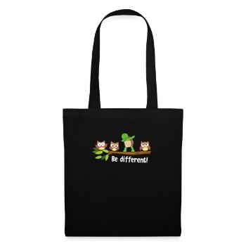 Be Different Dabbing Turtle - Tote Bag - black - Front