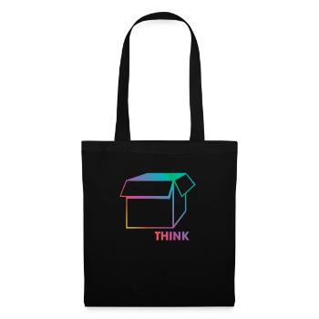 Think Outside The Box Mindset Über den Tellerrand - Sac en tissu - noir - Devant