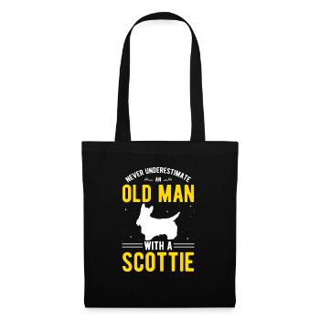 Scottish Terrier Scottie Dog - Tote Bag - black - Front